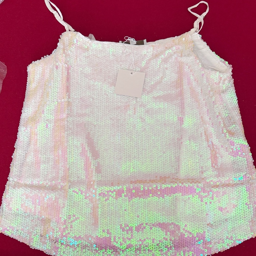 Iridescent Sequin Women's Top